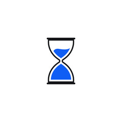 hourglass icon design template vector