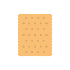 biscuit icon in flat style