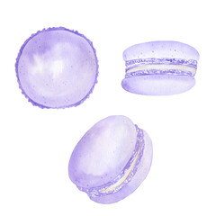 Watercolor cookies illustration. Perfect for printing, web, textile design, souvenirs.