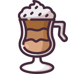 macchiato line icon