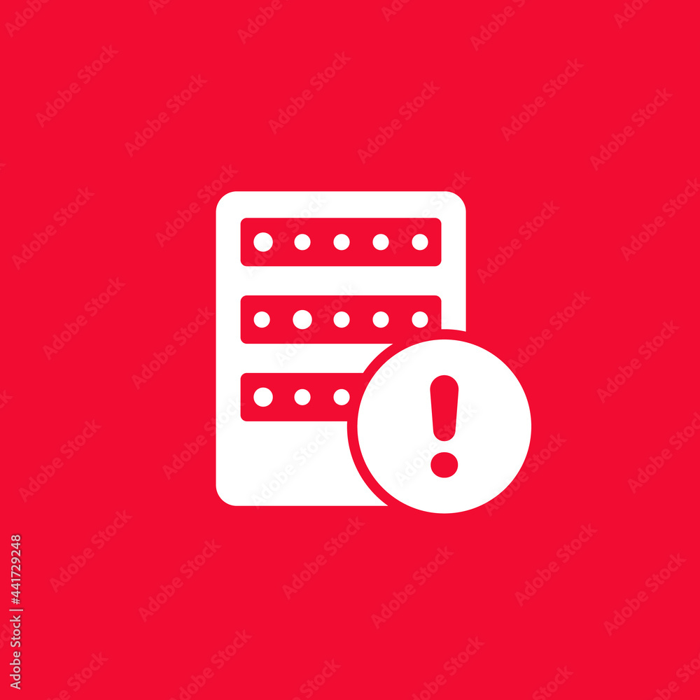 Poster server crash or error icon