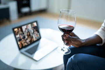 Virtual Wine Tasting Dinner Event Online
