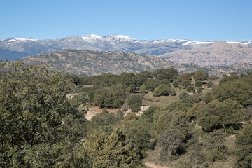 Scenic View of Guadarrama Mountain Range, Madrid