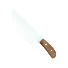 Knife Emoji Icon Illustration. Chef Vector Symbol Emoticon Design Doodle Vector.