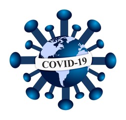 COVID-19 - coronavirus and world globe