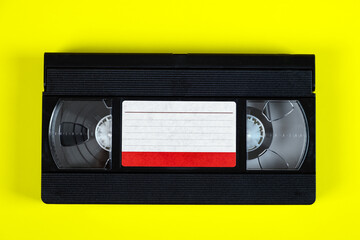Video Cassette closeup