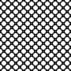 floral seamless pattern background.Geometric ornament for wallpapers and backgrounds. Black and white pattern.  Black and white colors. big texture.