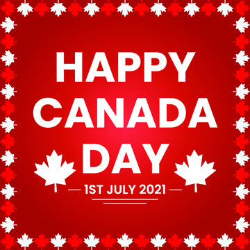 Happy Canada Day  Design