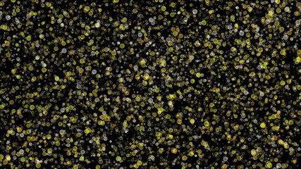 黒色に黄色のドットの背景素材