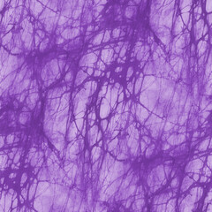 Seamless purple background. Abstract fabric pattern like batik tie dye.