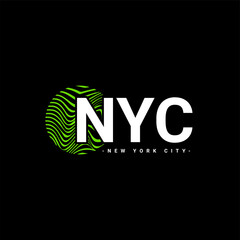 New York city writing design, suitable for screen printing t-shirts, clothes, jackets and others