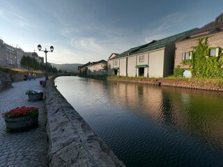 小樽運河の風景、北海道