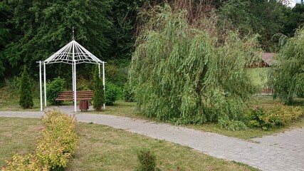 gazebo in the garden