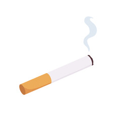 Cigarette. Burning cigarette butt. Tissue paper. Nicotine. Resin. Tobacco. Smoke. Bad habit. Dependence.Drug.