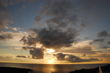 Obraz premium 日没