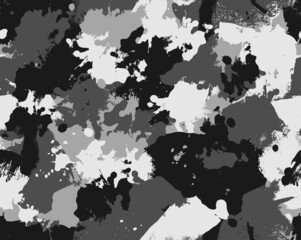Seamless trashy camouflage repeat pattern