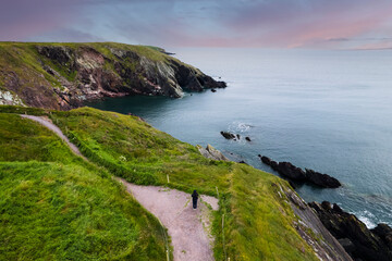 The Knockadoon Head cliff walks in county Cork, Ireland