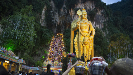 Thaipusam celebration at Batu Caves, Malaysia