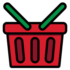 basket line icon
