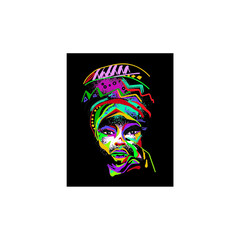 африканская девушка, лицо африканки, эфиопка, девушка в тюрбане, эфиопка с тюрбаном на голове