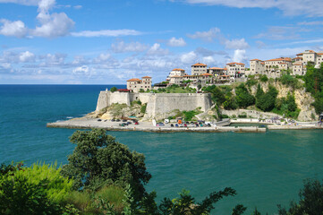 Summer view of Ulcinj, Montenegro