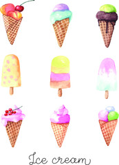 Ice cream collection