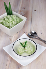 Tape ketan or Sticky rice fermented