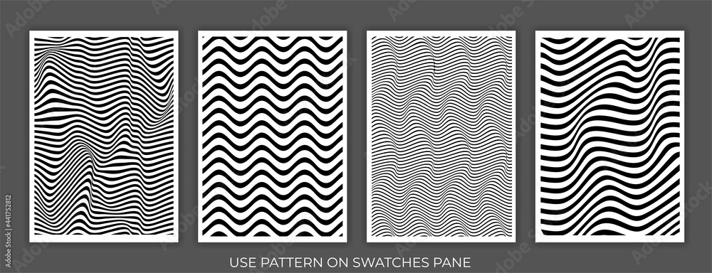 Poster 3d vector distorted grid design. abstract wireframe landscape. detailed lines on white background. o