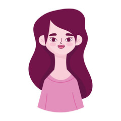 brunette woman avatar