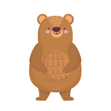 bear wildlife cartoon