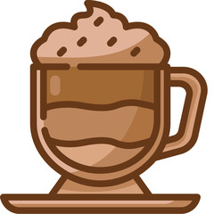 Con panna Two Tone icon