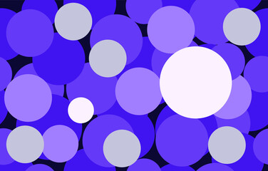 Seamless decorative background with circles purple