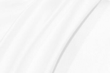 beauty white smooth abstract clean and soft fabric textured.  fashion textile free style shape decorate background