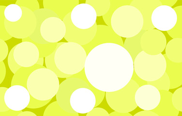 Seamless decorative background with circles yellow