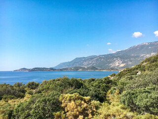 Fototapeta na wymiar Scenic Mediterrian coastline landcape