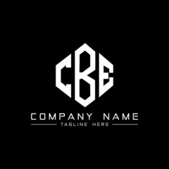 CBE letter logo design with polygon shape. CBE polygon logo monogram. CBE cube logo design. CBE hexagon vector logo template white and black colors. CBE monogram, CBE business and real estate logo. 