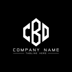 CBO letter logo design with polygon shape. CBO polygon logo monogram. CBO cube logo design. CBO hexagon vector logo template white and black colors. CBO monogram, CBO business and real estate logo. 