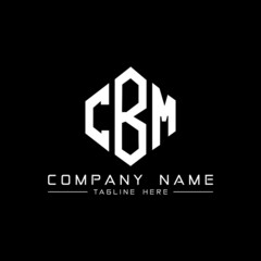 CBM letter logo design with polygon shape. CBM polygon logo monogram. CBM cube logo design. CBM hexagon vector logo template white and black colors. CBM monogram, CBM business and real estate logo. 