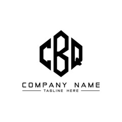 CBQ letter logo design with polygon shape. CBQ polygon logo monogram. CBQ cube logo design. CBQ hexagon vector logo template white and black colors. CBQ monogram, CBQ business and real estate logo. 