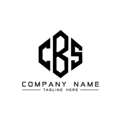 CBS letter logo design with polygon shape. CBS polygon logo monogram. CBS cube logo design. CBS hexagon vector logo template white and black colors. CBS monogram, CBS business and real estate logo. 