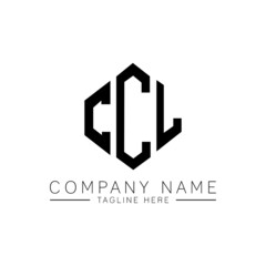 CCL letter logo design with polygon shape. CCL polygon logo monogram. CCL cube logo design. CCL hexagon vector logo template white and black colors. CCL monogram, CCL business and real estate logo. 