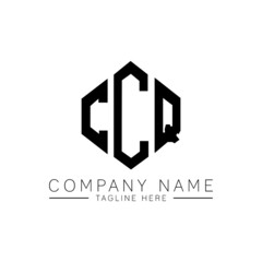 CCQ letter logo design with polygon shape. CCQ polygon logo monogram. CCQ cube logo design. CCQ hexagon vector logo template white and black colors. CCQ monogram, CCQ business and real estate logo.  © mamun25g