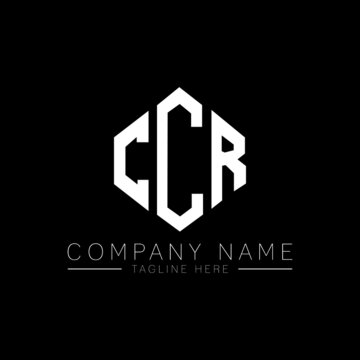 CCR letter logo design with polygon shape. CCR polygon logo monogram. CCR cube logo design. CCR hexagon vector logo template white and black colors. CCR monogram, CCR business and real estate logo. 