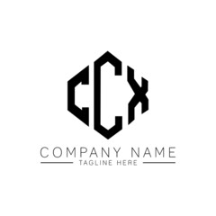 CCX letter logo design with polygon shape. CCX polygon logo monogram. CCX cube logo design. CCX hexagon vector logo template white and black colors. CCX monogram, CCX business and real estate logo. 