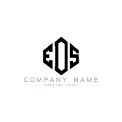EDS letter logo design with polygon shape. EDS polygon logo monogram. EDS cube logo design. EDS hexagon vector logo template white and black colors. EDS monogram, EDS business and real estate logo. 