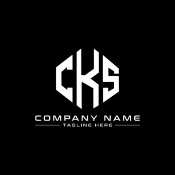 CKS letter logo design with polygon shape. CKS polygon logo monogram. CKS cube logo design. CKS hexagon vector logo template white and black colors. CKS monogram, CKS business and real estate logo. 