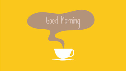 cup of coffee, good morning