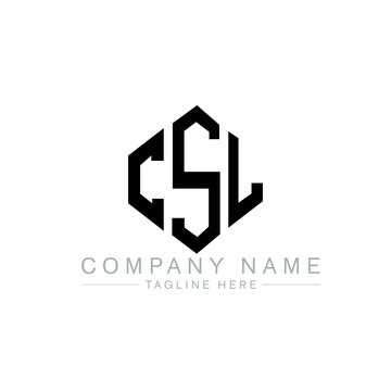 CSL letter logo design with polygon shape. CSL polygon logo monogram. CSL cube logo design. CSL hexagon vector logo template white and black colors. CSL monogram, CSL business and real estate logo. 