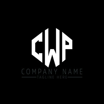 CWP letter logo design with polygon shape. CWP polygon logo monogram. CWP cube logo design. CWP hexagon vector logo template white and black colors. CWP monogram, CWP business and real estate logo. 