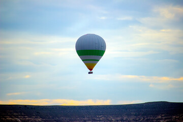 Obraz premium Cappadocia - Turkey, Hot air balloons in the sky at morning time, tourism at Turkey